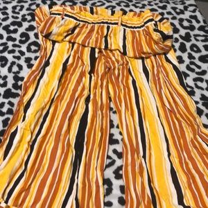 Colorful bell bottom pants